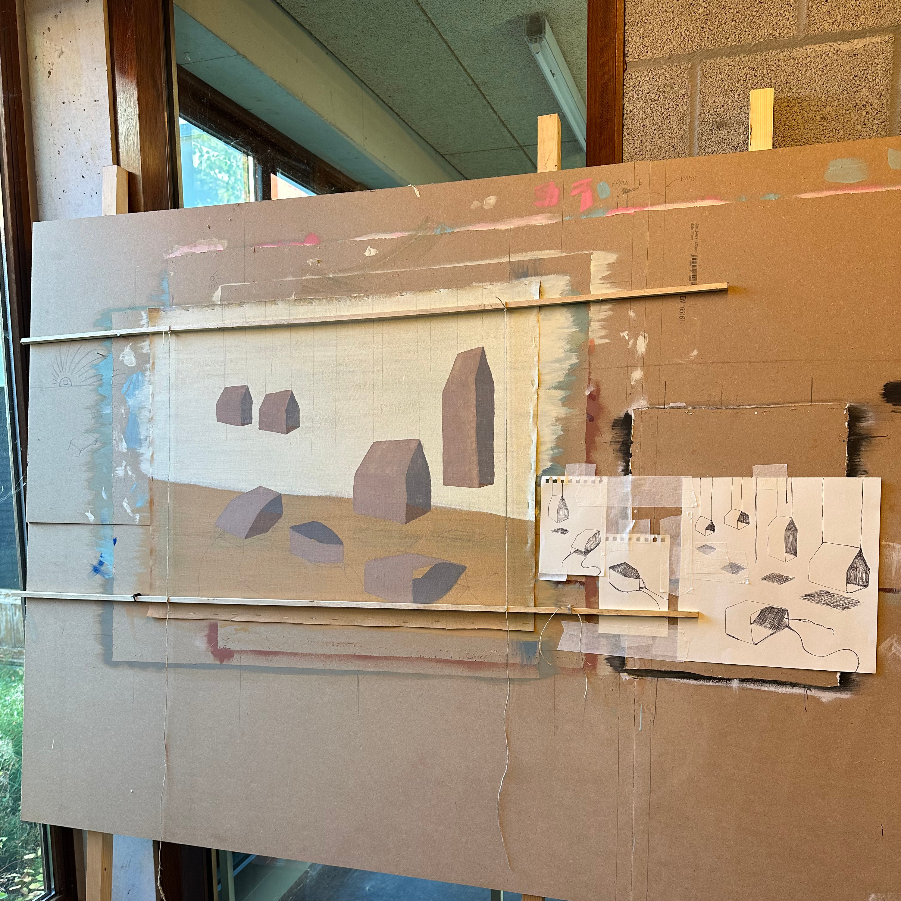 Doek op plank geniet